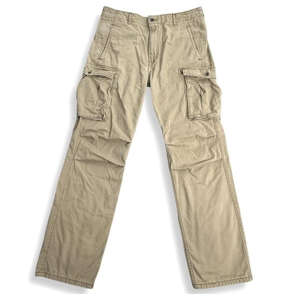 Levi's Cargo Pants Mens 34 Khaki Beige PC9-12462-0010 Utility White Tab 35x31 - Picture 1 of 12
